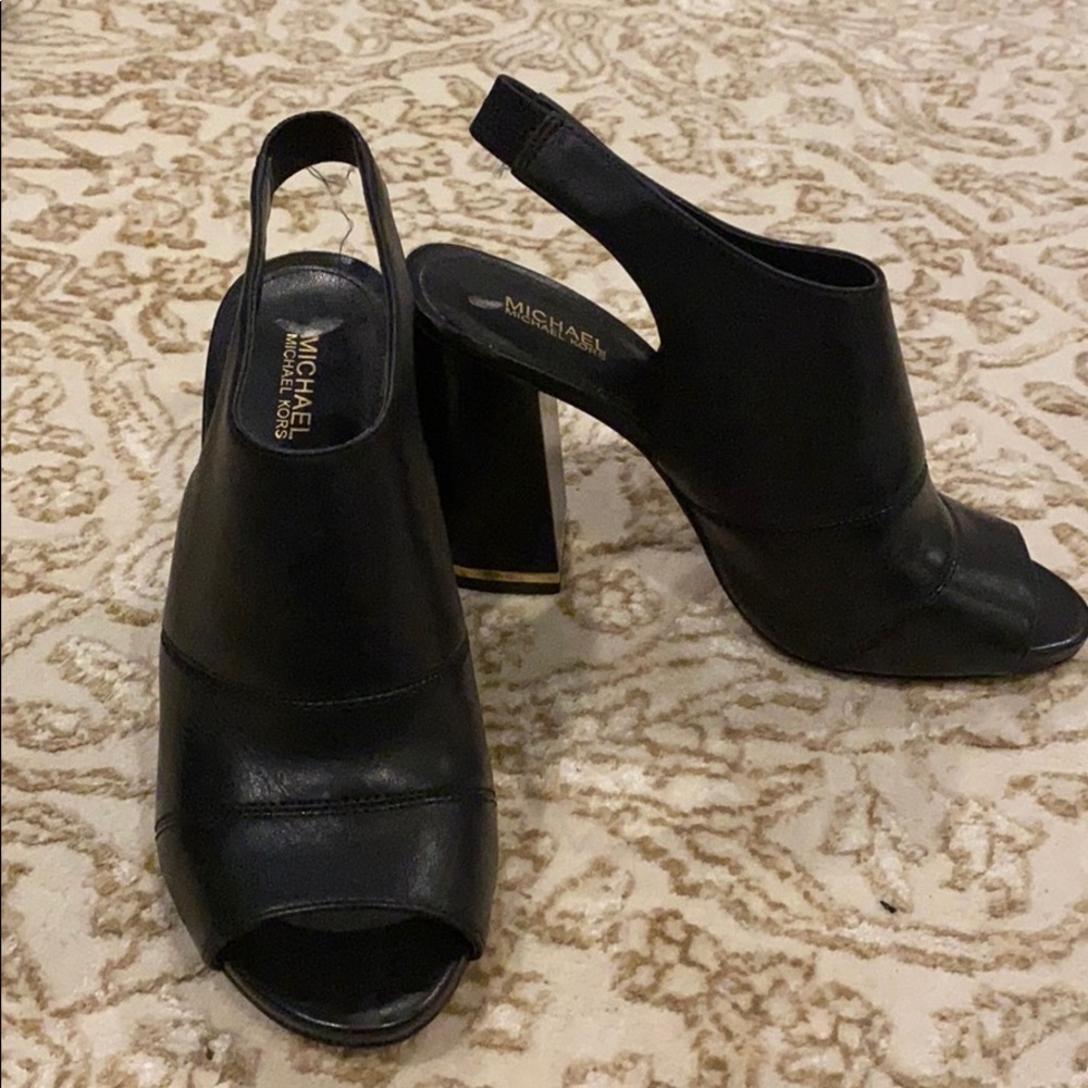 Black Michael Kors heels